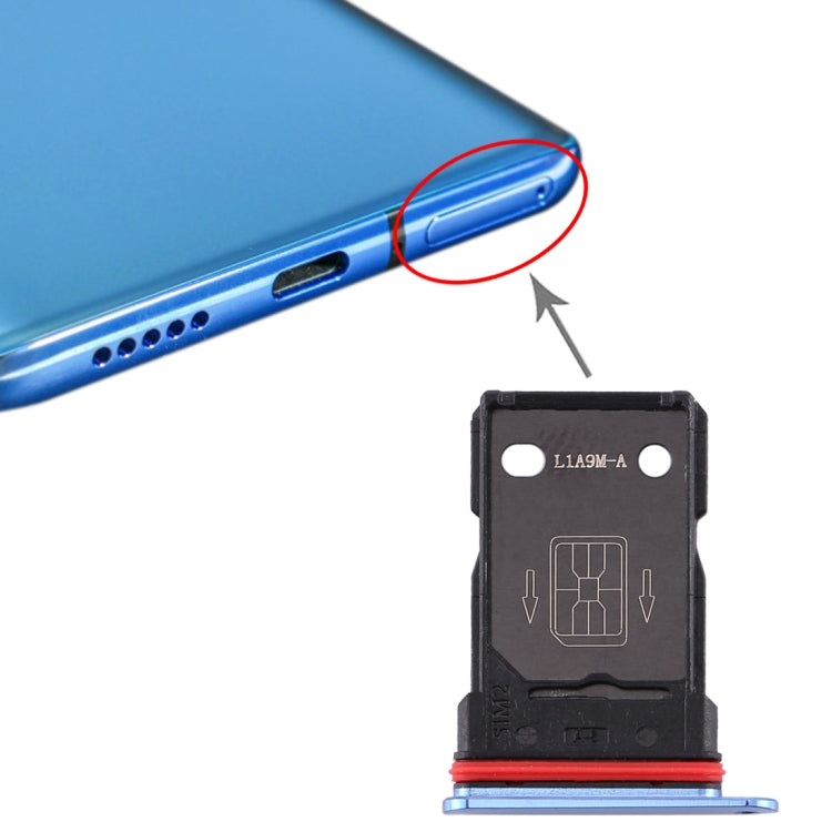 For OnePlus 7T SIM Card Tray + SIM Card Tray (Blue) - free shipping - PMC TechLife - Order now!