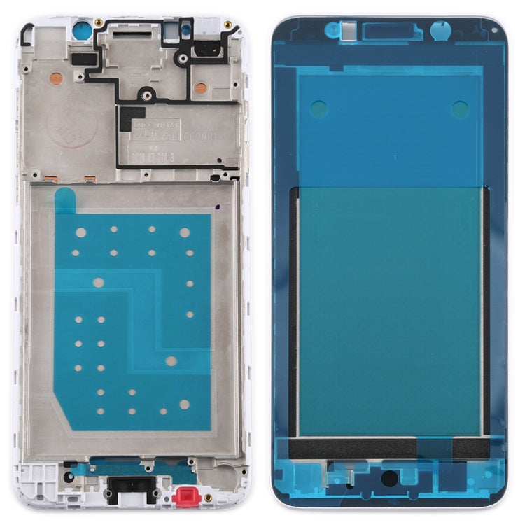 Front Housing LCD Frame Bezel Plate for Huawei Honor Play 7(White)