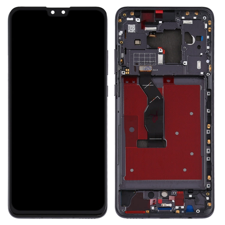 Original OLED LCD Screen for Huawei Mate 30 Digitizer Full Assembly with Frame(Black)