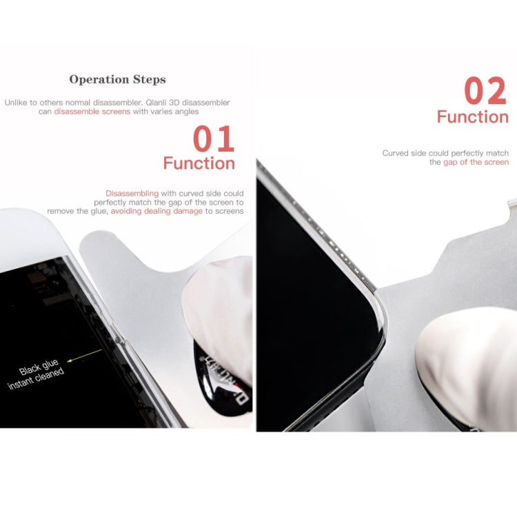 10 PCS QIANLI 3D Ultra Thin Pry Spudger Screen Disassembling Card - free shipping - PMC Jewellery - Order now!