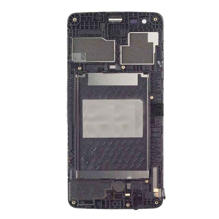 TFT LCD Screen for LG K8 2017 US215 M210 M200N with Digitizer Full Assembly with Frame (Silver)