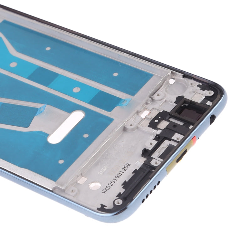 Front Housing LCD Frame Bezel Plate with Side Keys for Huawei Y9 (2019)(Black)
