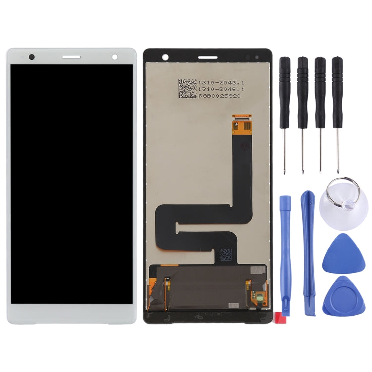 Original LCD Screen for Sony Xperia XZ2 with Digitizer Full Assembly(White)
