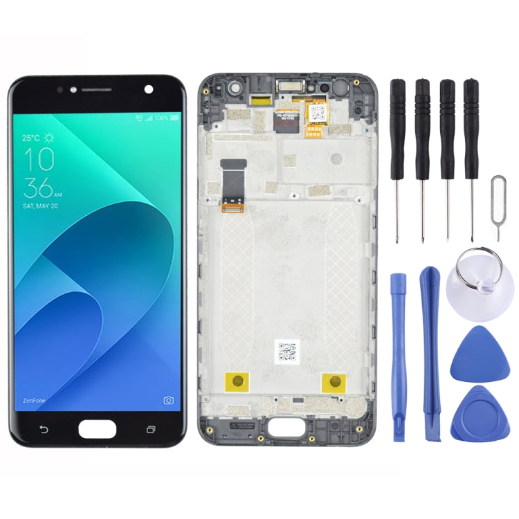 OEM LCD Screen for Asus Zenfone 4 Selfie ZB553KL X00LD X00LDA Digitizer Full Assembly with Frame���Black)