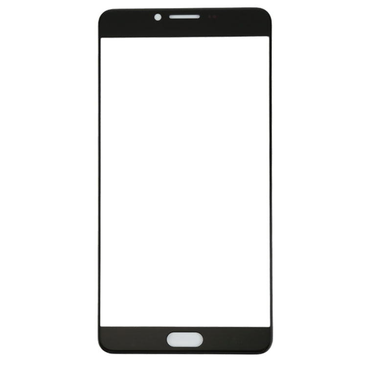 For Samsung Galaxy C9 Pro / C900 10pcs Front Screen Outer Glass Lens (Black)