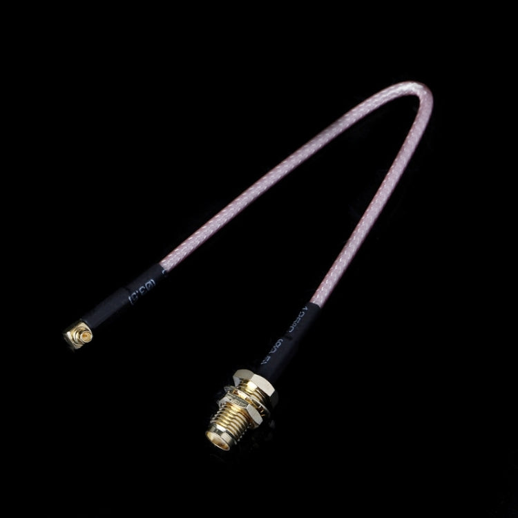 RG316 SMA Female to MMCX Right Angle Male Braid Cable, Length:15cm - free shipping - PMC TechLife - Order now!