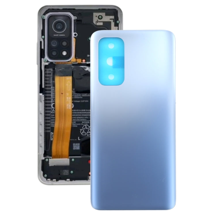 Original Battery Back Cover for Xiaomi Mi 10T Pro 5G / Mi 10T 5G M2007J3SG M2007J3SY(Silver) - Back Cover by PMC Jewellery | Online Shopping South Africa | PMC Jewellery