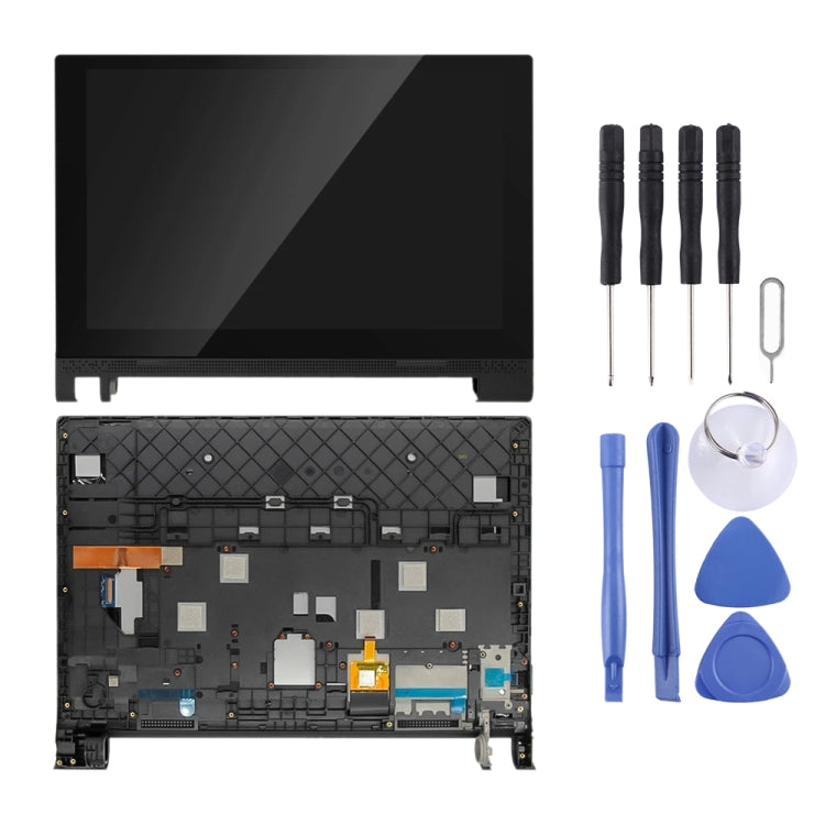 OEM LCD Screen for Lenovo YOGA Tab 3 10.1 YT3-X50F YT3-X50 Digitizer Full Assembly With Frame (Black)