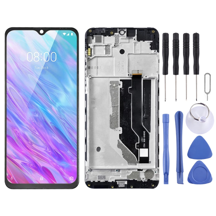 OEM LCD Screen For ZTE 20 Smart V2050 Digitizer Full Assembly with Frame���Black)
