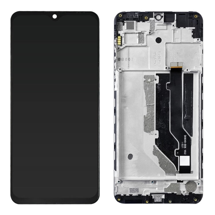 OEM LCD Screen For ZTE 20 Smart V2050 Digitizer Full Assembly with Frame���Black)