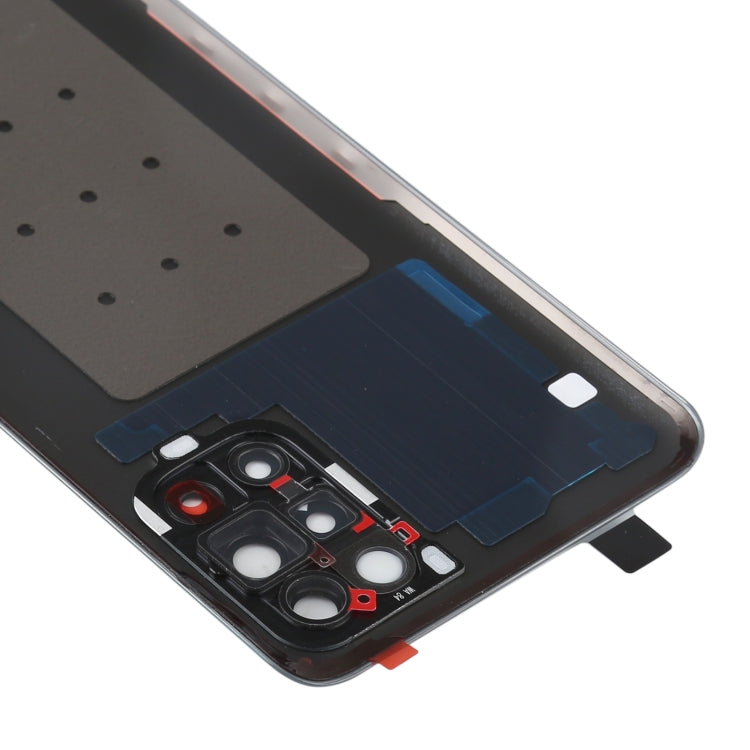 For OnePlus 8T Battery Back Cover with Camera Lens Cover (Silver)