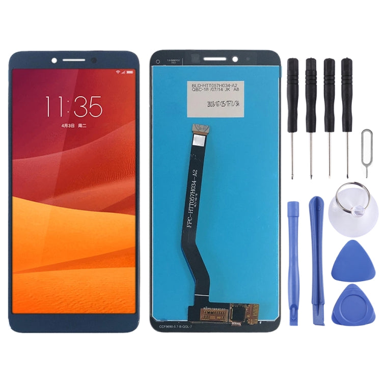 OEM LCD Screen for Lenovo K5 K350T with Digitizer Full Assembly (Blue)