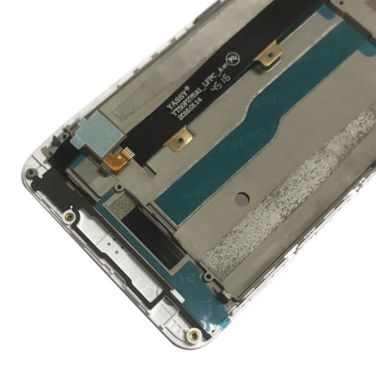 OEM LCD Screen for ZTE Blade A610 / A610C / A612 Digitizer Full Assembly with Frame���White)