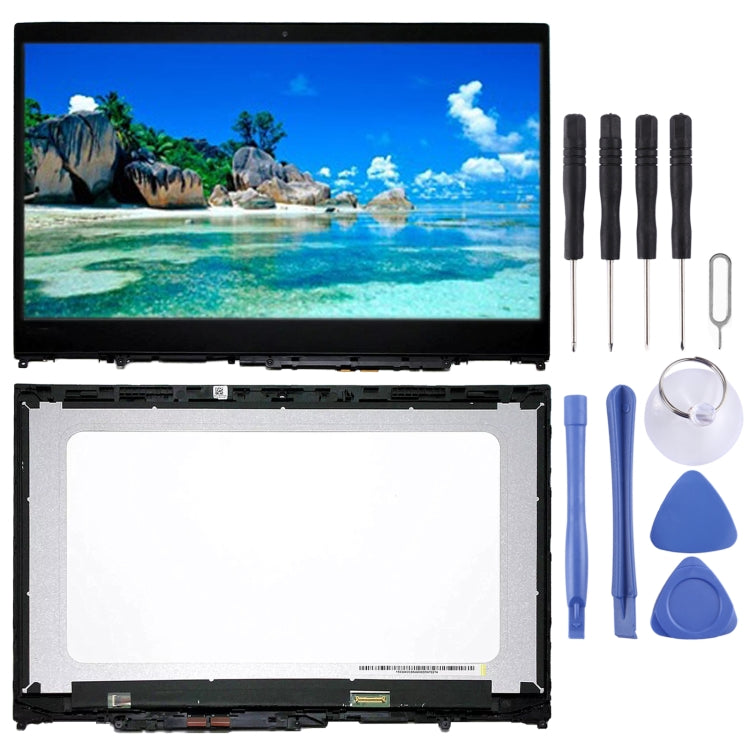 1920 x 1080 FHD OEM LCD Screen for Lenovo IdeaPad Flex 5-15 / Yoga 520 Digitizer Full Assembly with Frame (Black)