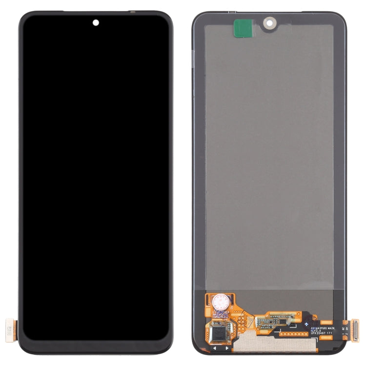Original AMOLED Material LCD Screen and Digitizer Full Assembly for Xiaomi Redmi Note 10 4G / Redmi Note 10S / Redmi Note 11 SE India / Poco M5s M2101K7AI, M2101K7AG