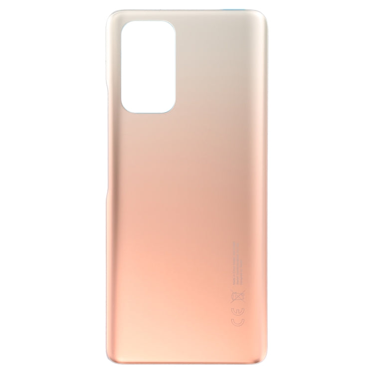 Original Battery Back Cover for Xiaomi Redmi Note 10 Pro Max / Redmi Note 10 Pro 4G / Redmi Note 10 Pro (India) M2101K6P M2101K6G M2101K6I M2101K7AI M2101K7AG(Gold)