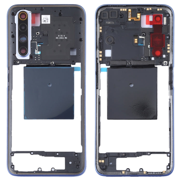 For Realme X50 5G China RMX2051, RMX2025 / Realme X50m 5G Original Middle Frame Bezel Plate(Baby Blue)