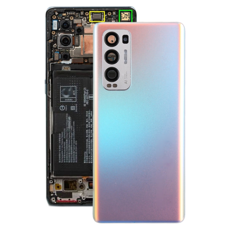 For OPPO Reno5 Pro+ 5G / Find X3 Neo CPH2207, PDRM00, PDRT00 Original Battery Back Cover (Orange)