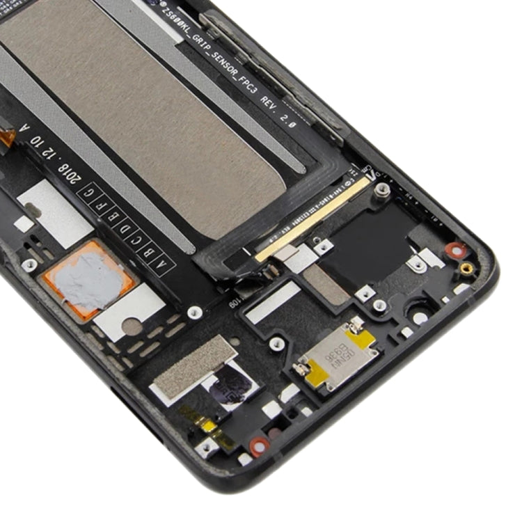 Original LCD Screen for Asus ROG Phone ZS600KL Z01QD Digitizer Full Assembly with Frame���Black)