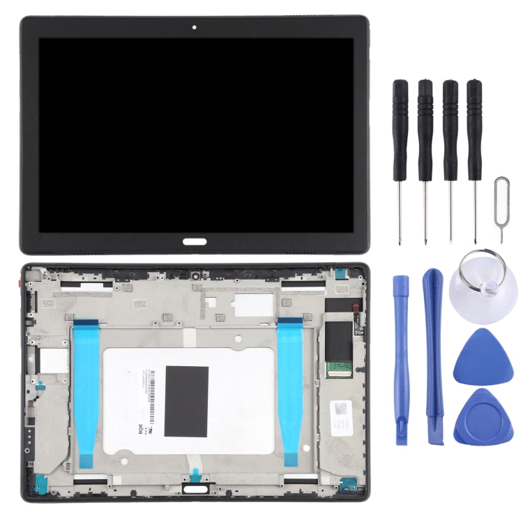 OEM LCD Screen for Lenovo Tab P10 TB-X705, TB-X705L, TB-X705F, TB-X705N Digitizer Full Assembly with Frame (Black)