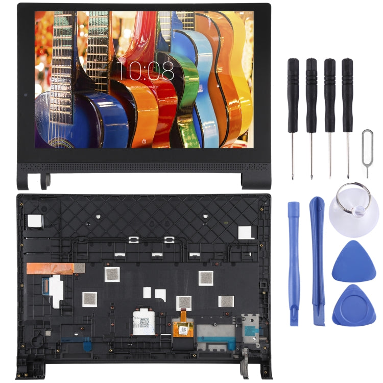 OEM LCD Screen for Lenovo Yoga Tab 3 (10 inch) YT3-X50, YT3-X50F, YT3-X50M Digitizer Full Assembly with Frame (Black)