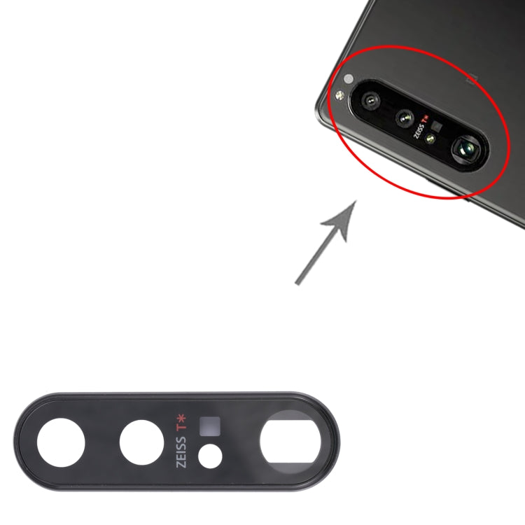 Camera Lens Cover for Sony Xperia 1 III(Black) - Camera by PMC TechLife | Online Shopping South Africa | PMC TechLife