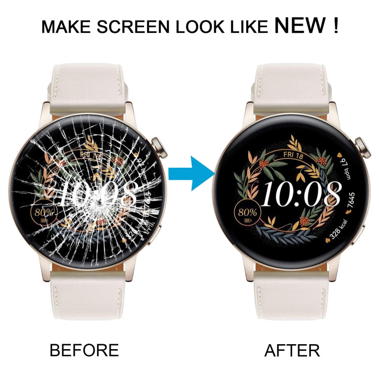 For Huawei Watch GT 3 42mm MIL-B19 Original LCD Screen and Digitizer Full Assembly With Frame (Gold)
