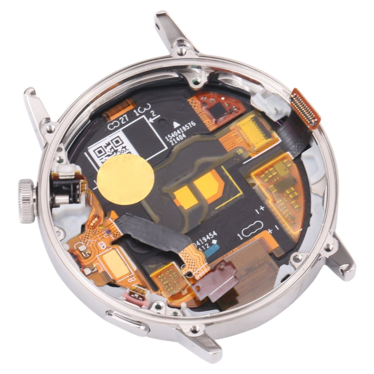 Original LCD Screen and Digitizer Full Assembly With Frame for Huawei Watch GT 3 42mm MIL-B19 (Silver)
