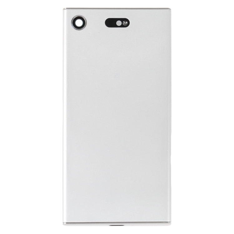 Original Battery Back Cover with Camera Lens Cover for Sony Xperia XZ1 Compact(Silver)