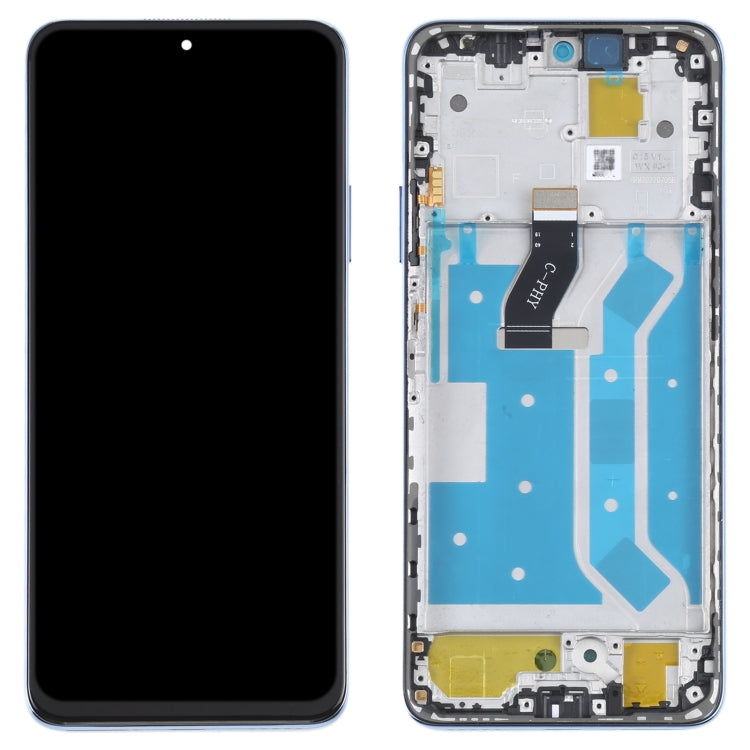 Original LCD Screen For Huawei Nova Y90 / Enjoy 50 Pro Digitizer Full Assembly with Frame(Blue)