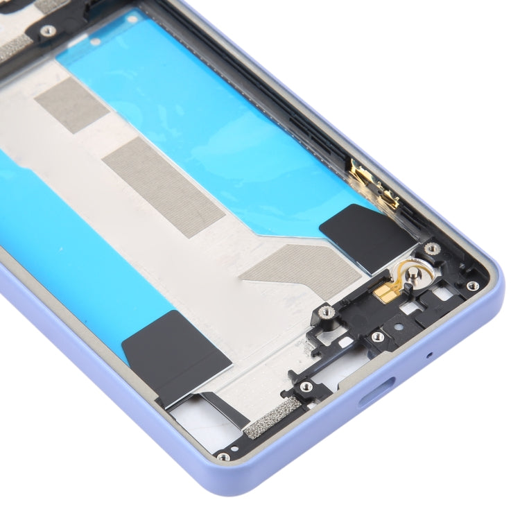 For Sony Xperia 10 IV Original Middle Frame Bezel Plate (Purple)