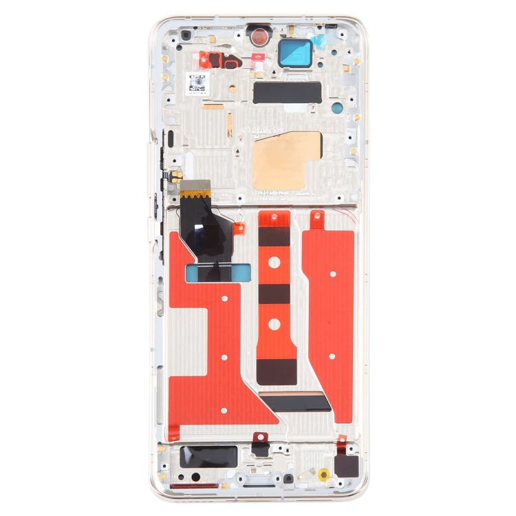 Original LCD Screen For Honor Magic4 Digitizer Full Assembly with Frame(Gold)