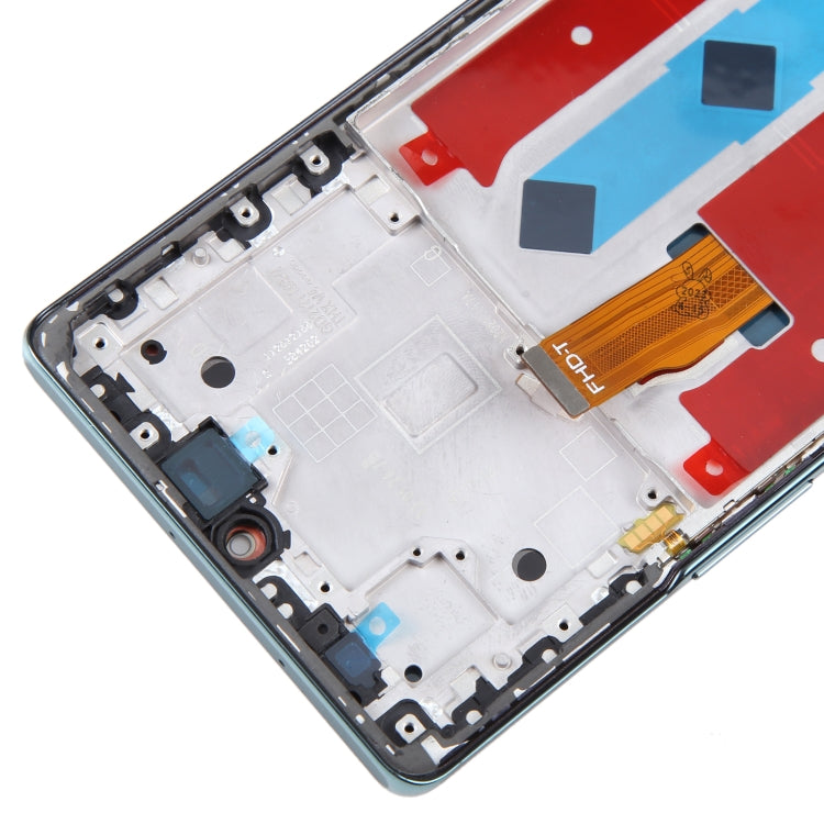 Original LCD Screen For Honor 60 SE Digitizer Full Assembly with Frame(Green)