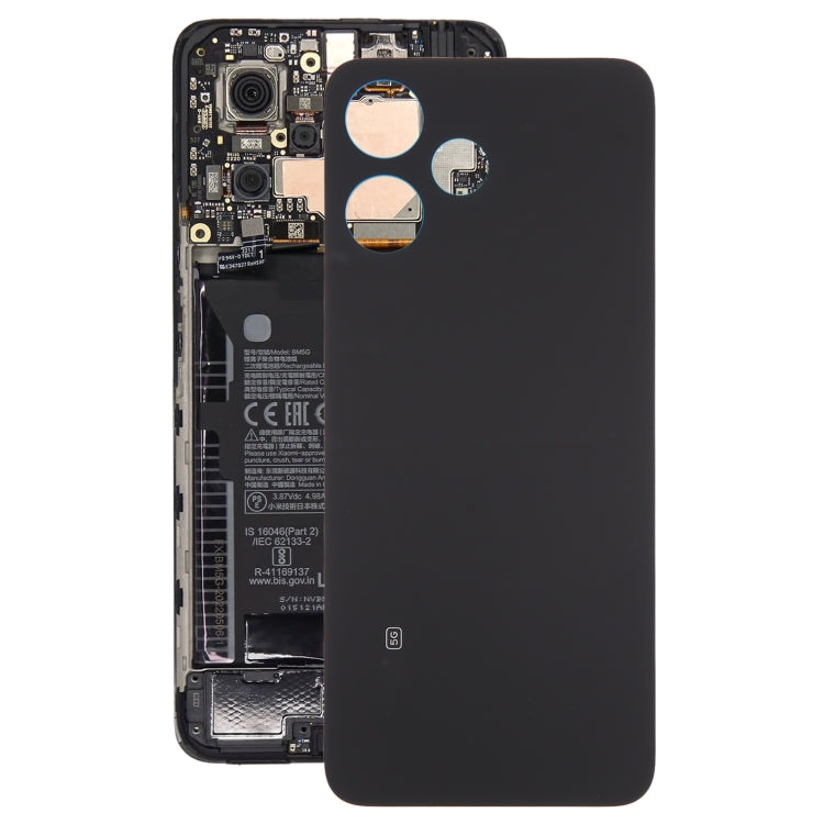 For Xiaomi Redmi Note 12R Original Battery Back Cover(Black)