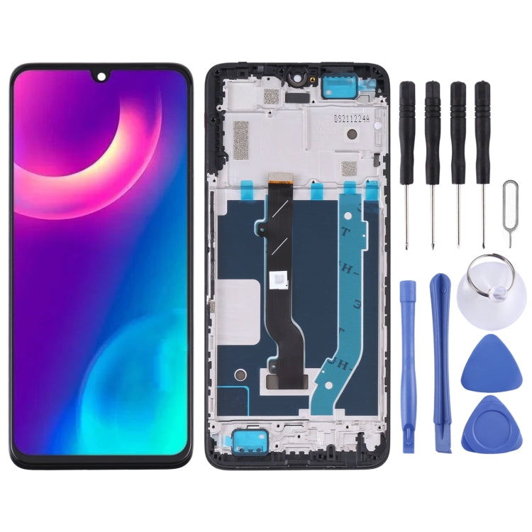 For TCL 30 4G T676H / 30+ 4G T676K T676J LCD Screen and Digitizer Full Assembly with Frame