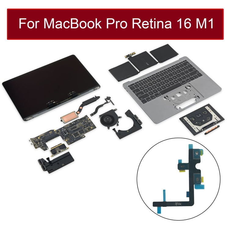 Microphone Flex Cable for MacBook Pro 16 inch M1 A2485 EMC3651 2021