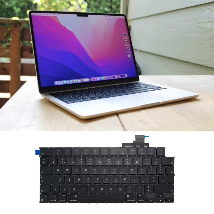 UK Version Keyboard for MacBook Air M2 13 2022 A2681 - Keyboard by PMC TechLife | Online Shopping South Africa | PMC TechLife