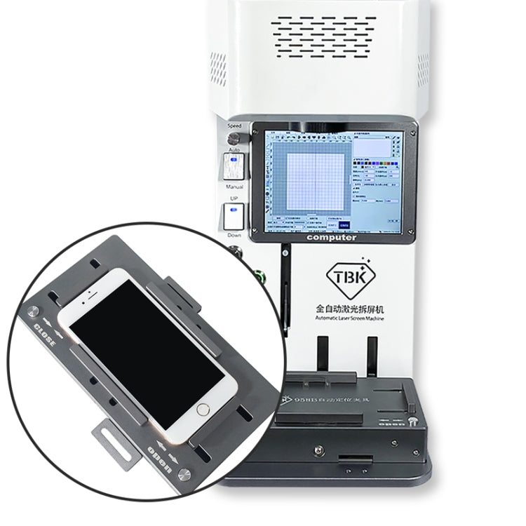TBK TBK203 Laser Machine Automatic Fixture Mobile Phone Automatic Positioning Mold Screen Repair Tool - free shipping - PMC TechLife - Order now!