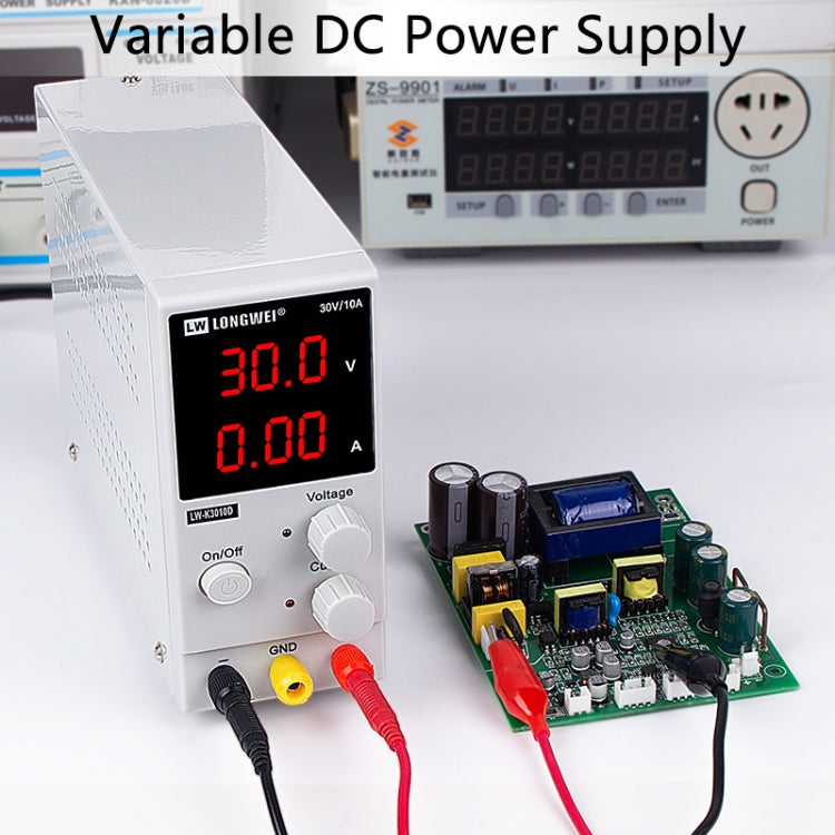 K3010D 30V 10A DC Switching Regulated Powers Supply Phone Repair Voltage Regulator (EU Plug)
