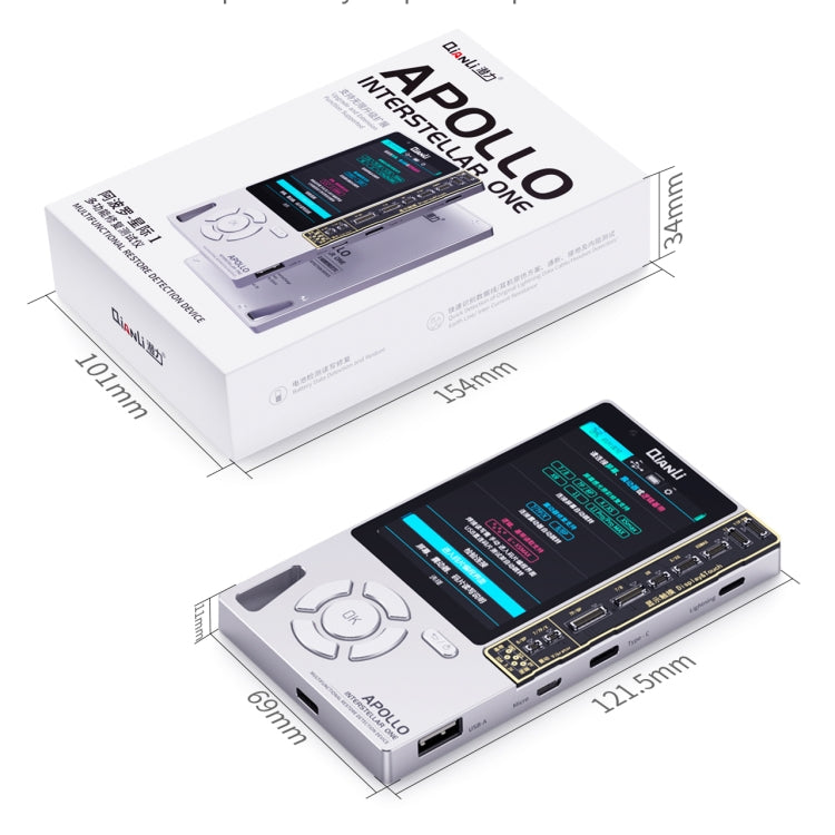 Qianli Apollo Interstellar One Multifunctional Restore Detection Device (International Edition) For iPhone 11/11 Pro Max/11 Pro/X/XS/XS Max/XR/8/8 Plus/7/7 Plus