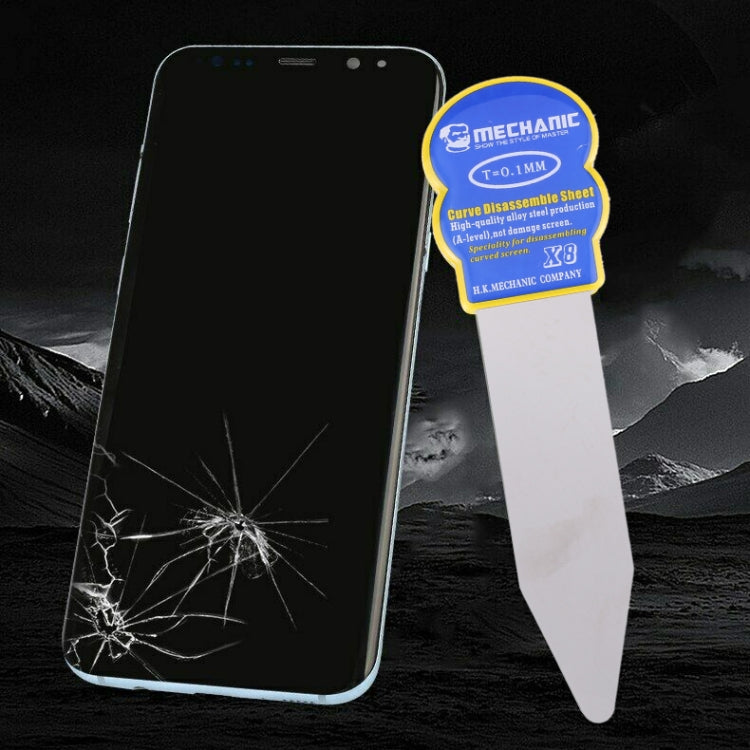 Mechanic X8 High Toughness Professional Disassembly Curved Screen Alloy Steel Pry Opening Tool - Tweezers by MECHANIC | Online Shopping South Africa | PMC TechLife