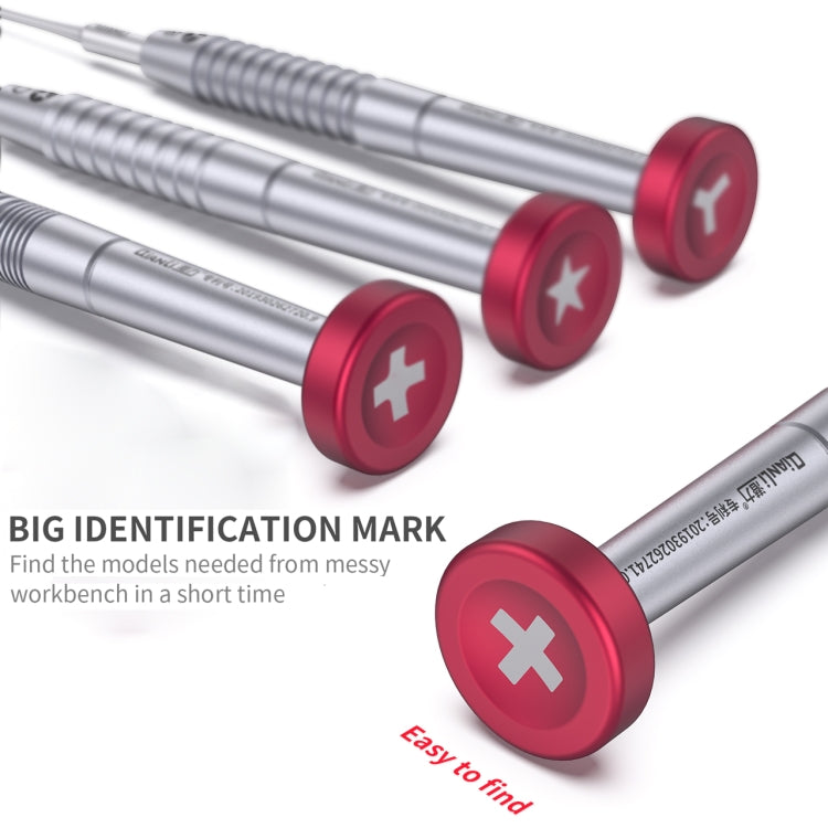 Qianli iFlying 3D Aluminum Handle Anti-slip Screwdriver, Tri-point(Yellow) - free shipping - PMC TechLife - Order now!