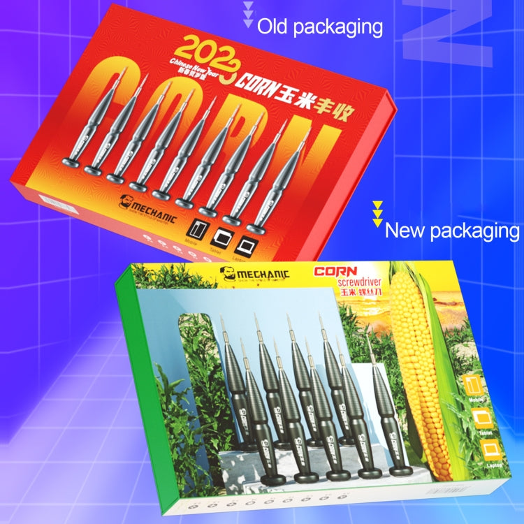 9 in 1 MECHANIC Corn Magnetic Precision Non-Slip Screwdriver Set - Screwdriver Set by MECHANIC | Online Shopping South Africa | PMC Jewellery | Buy Now Pay Later Mobicred