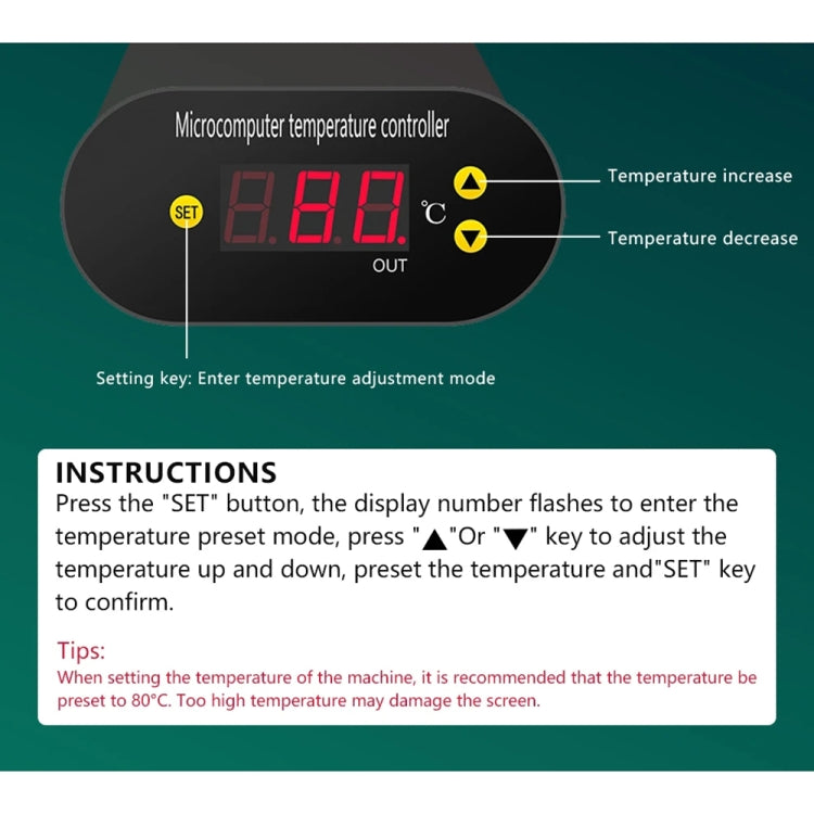 BST-B-856A AC 220V Electrical Vacuum Pump LCD Screen Separator, UK Plug - free shipping - PMC TechLife - Order now!