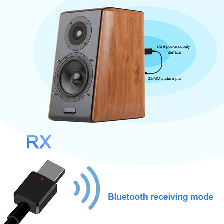 ZF169 Bluetooth5.0 Audio Receiver USB Bluetooth Adapter Bluetooth Transmitter Support Win8/10