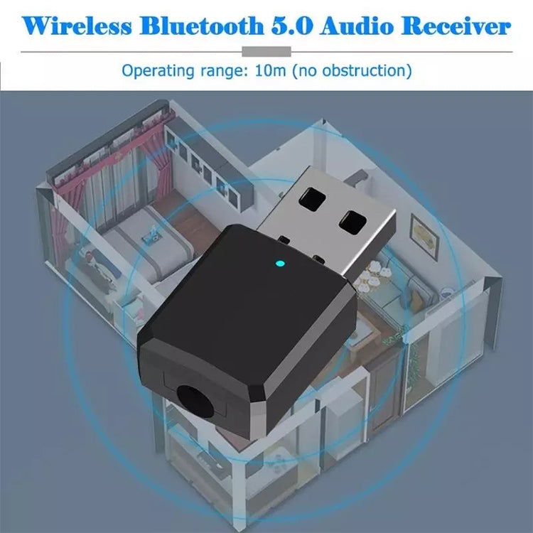 ZF169 Bluetooth5.0 Audio Receiver USB Bluetooth Adapter Bluetooth Transmitter Support Win8/10