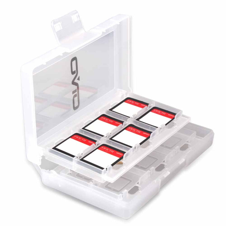 OIVO IV-SW029 24in1 Game Memory Card Storage Box Card Case Holder For Nintendo Switch(White) - Others by OIVO | Online Shopping South Africa | PMC Jewellery | Buy Now Pay Later Mobicred