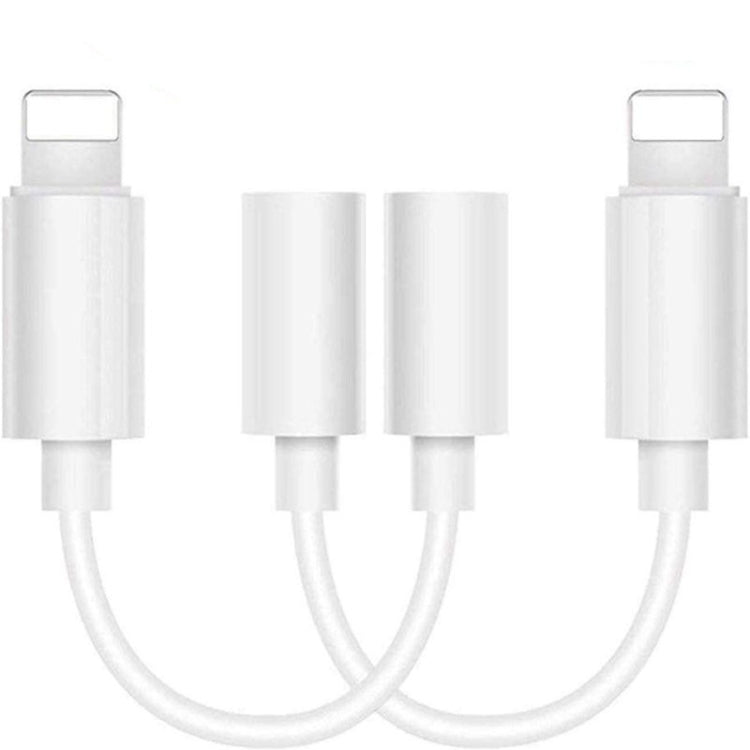 Zs-kl21836 2 PCS 8 Pin to 3.5mm Earphone Adapter Audio Adapter, Compatible with IOS 13 System