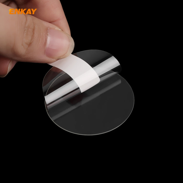 For Samsung Galaxy Watch 3 45mm 2 PCS ENKAY Hat-Prince 0.2mm 9H 2.15D Curved Edge Tempered Glass Screen Protector Watch Film - Screen Protector by ENKAY | Online Shopping South Africa | PMC Jewellery | Buy Now Pay Later Mobicred