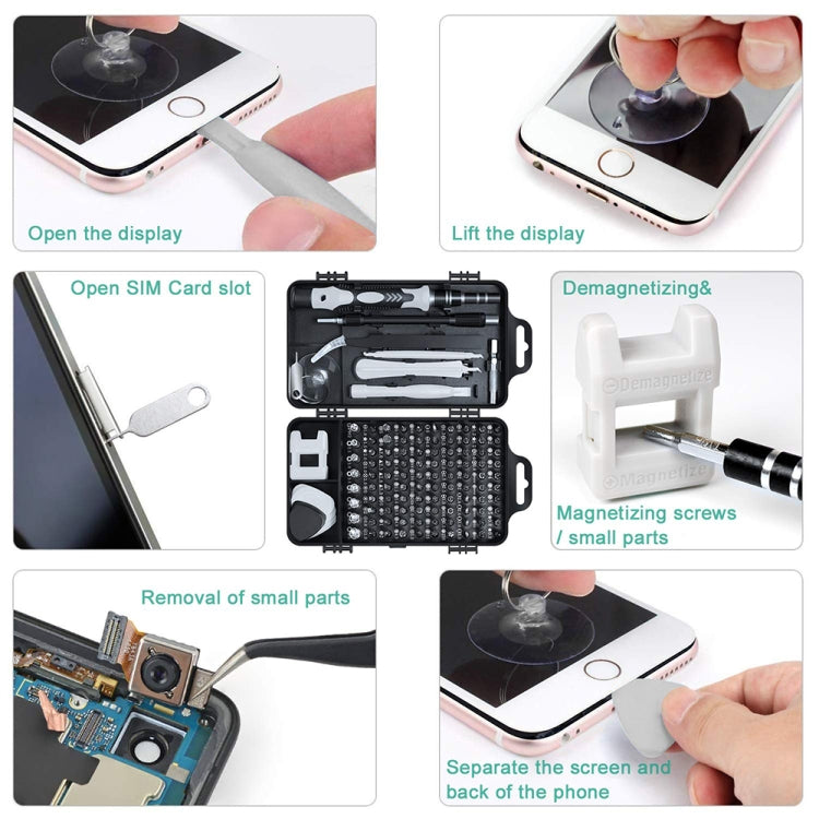 115 in 1 Precision Screw Driver Mobile Phone Computer Disassembly Maintenance Tool Set(Blue) - Screwdriver Set by PMC TechLife | Online Shopping South Africa | PMC TechLife